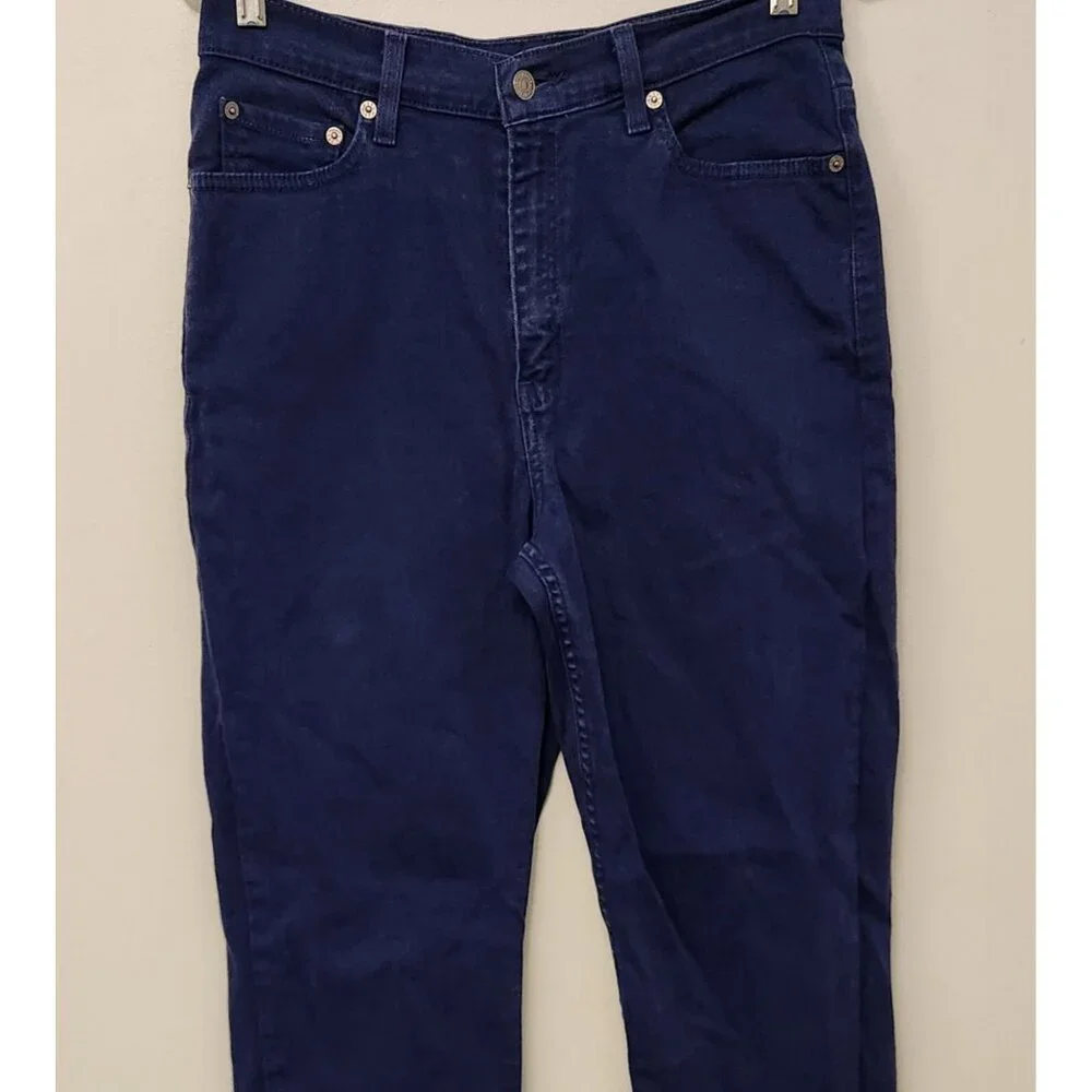Levis 512 Jeans Vintage‎ Slim Fit Tapered 90s Y2K Blue Indigo Womens 10M 29x30